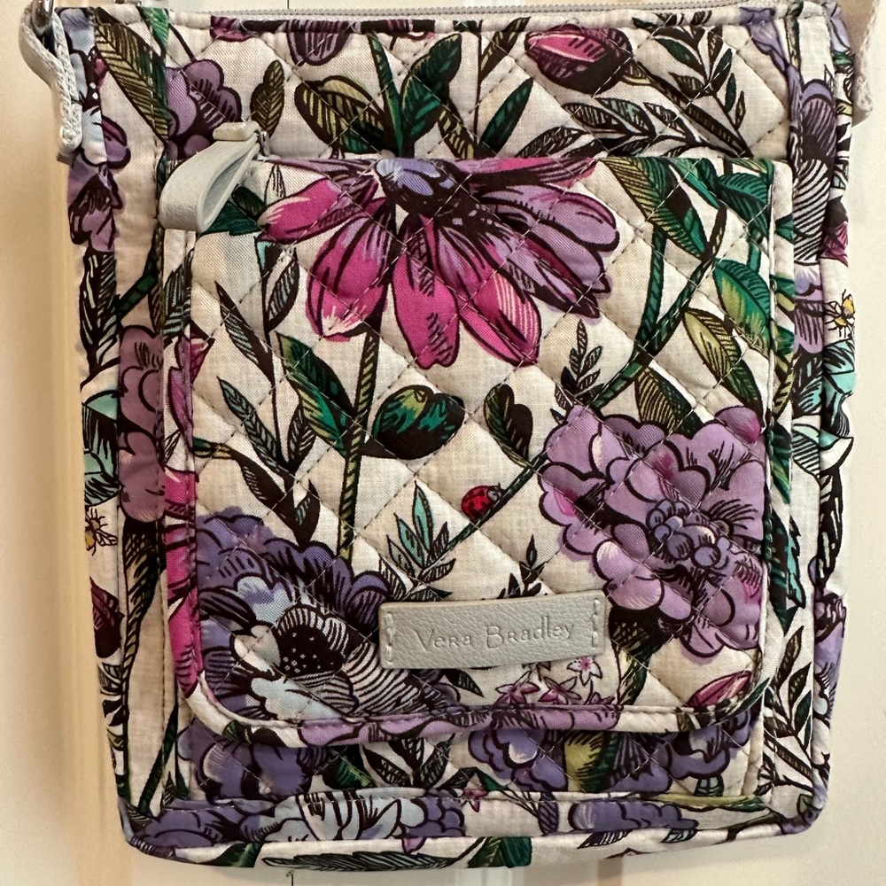 Vera Bradley Lavender Meadow Mini Hipster